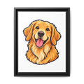 Custom Pet Portrait Canvas - Framed Wall Art of Your Dog from Photo, Ready to Hang