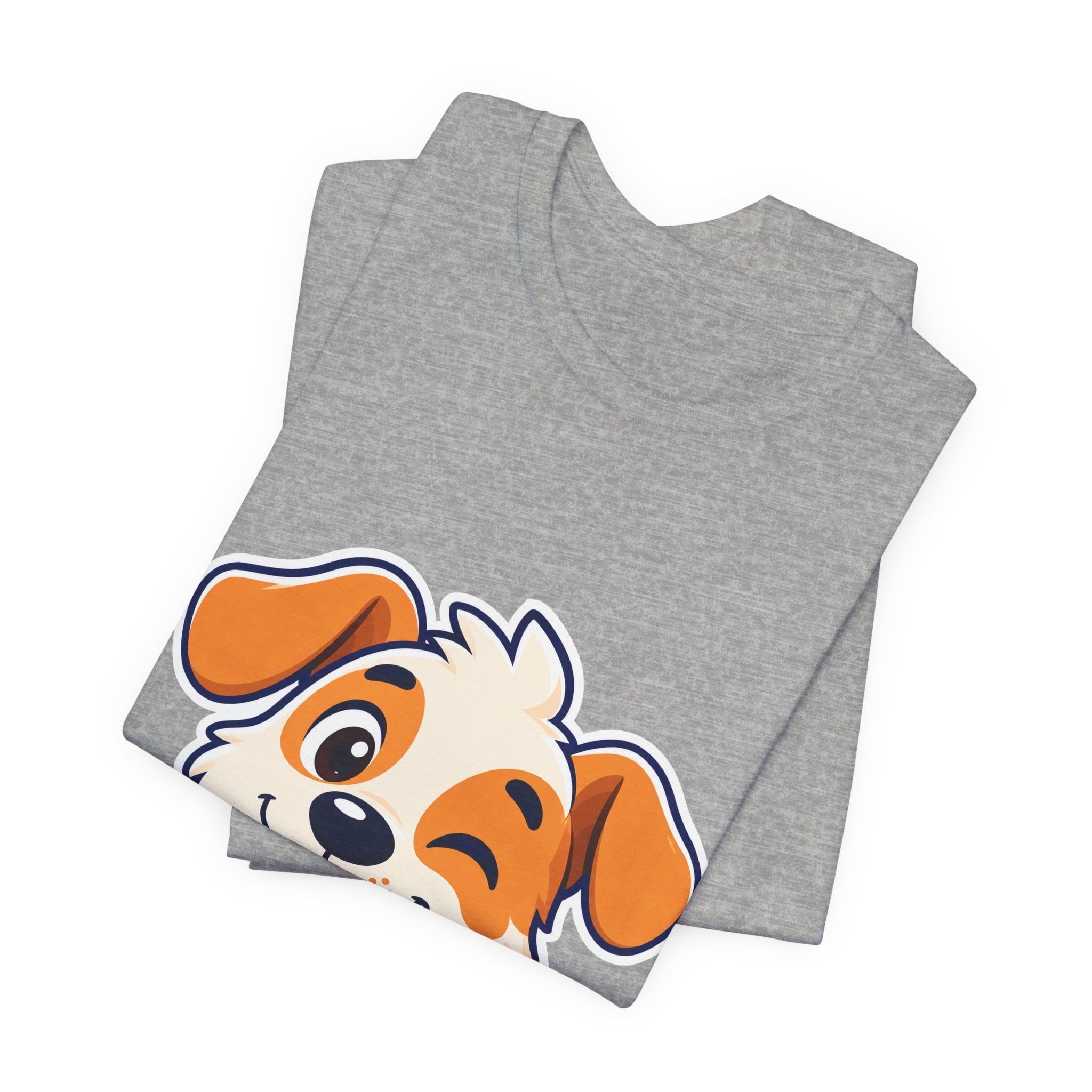 Pawtrait Club Mascot Tee – Cute Winking Puppy T-Shirt for Dog Lovers | Bella+Canvas 3001