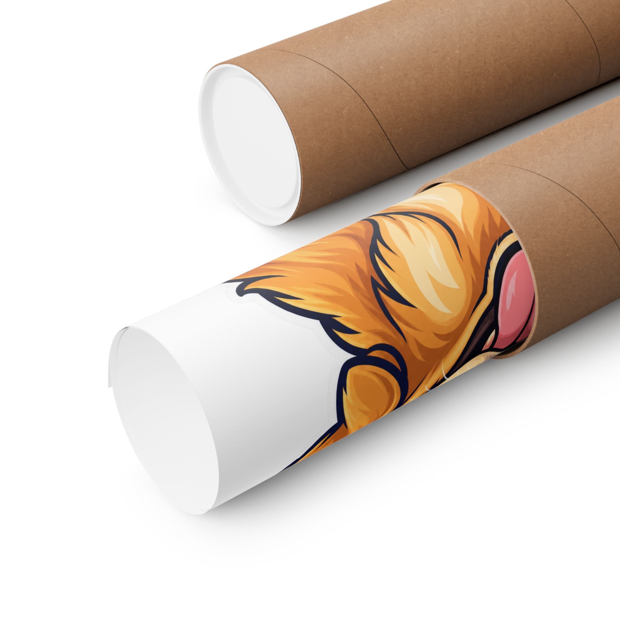 Custom Pet Portrait Poster – Your Dog as Cartoon Art from Photo | Personalized Pet Wall Art