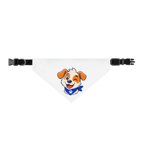 Pawtrait Club Dog Bandana – Clip-on Pet Bandana with Cute Puppy Design, Personalizable
