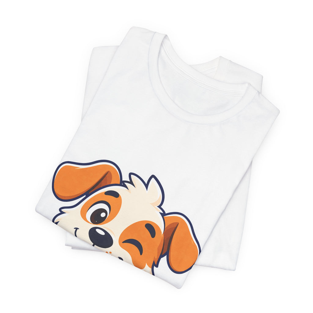 Pawtrait Club Mascot Tee – Cute Winking Puppy T-Shirt for Dog Lovers | Bella+Canvas 3001