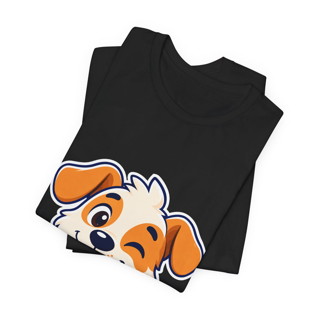Pawtrait Club Mascot Tee – Cute Winking Puppy T-Shirt for Dog Lovers | Bella+Canvas 3001